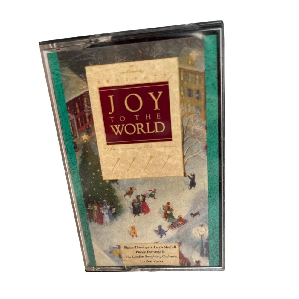 Hallmark 1988 Joy To The World Christmas Cassette Tape Placido Domingo A436